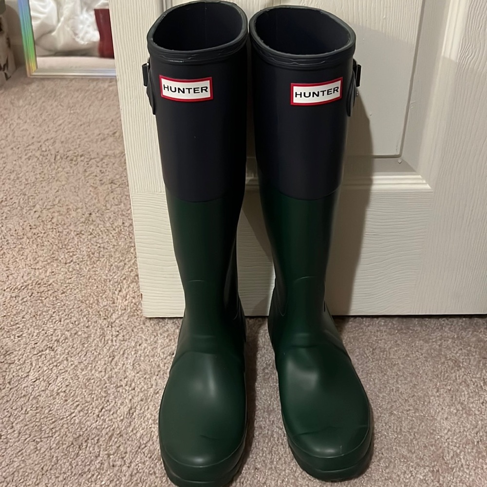 Hunter Tall Matte Rain Boots (Riding Style)